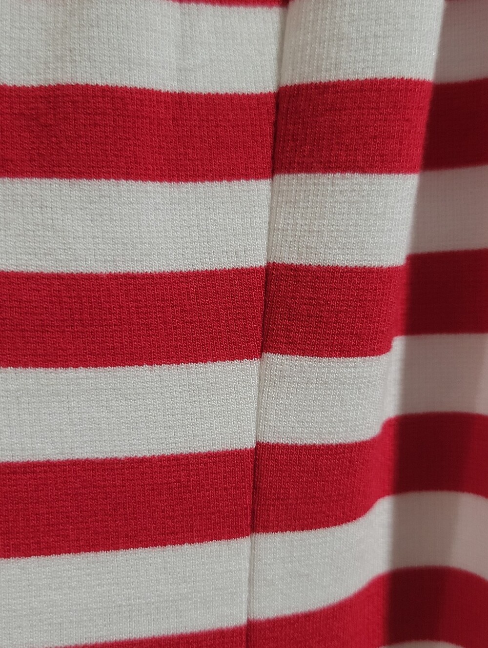 Banana Republic Striped Nautical Ponte Knit V-Neck Mini Dress Size 16 Zippers - Picture 7 of 10